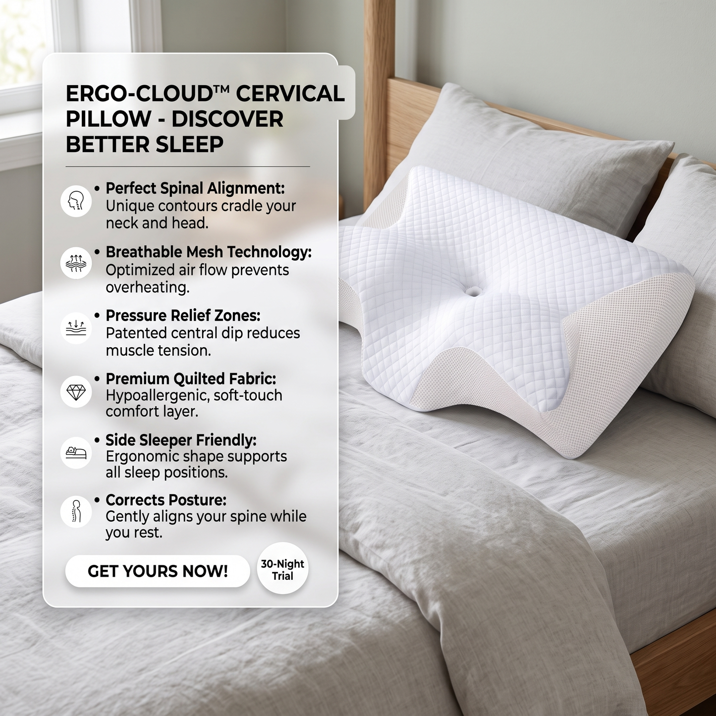 Contour Relief Pillow